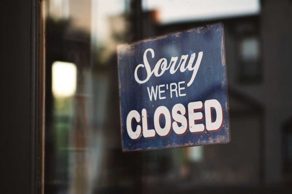 Sorry we're closer : fermeture de la bibliothèque
