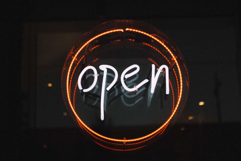 Open Ouvert Ouverture